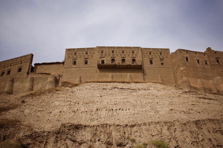 Residences on the perimeter of the citadel.